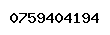 Num&eacute;ro de t&eacute;l&eacute;phone